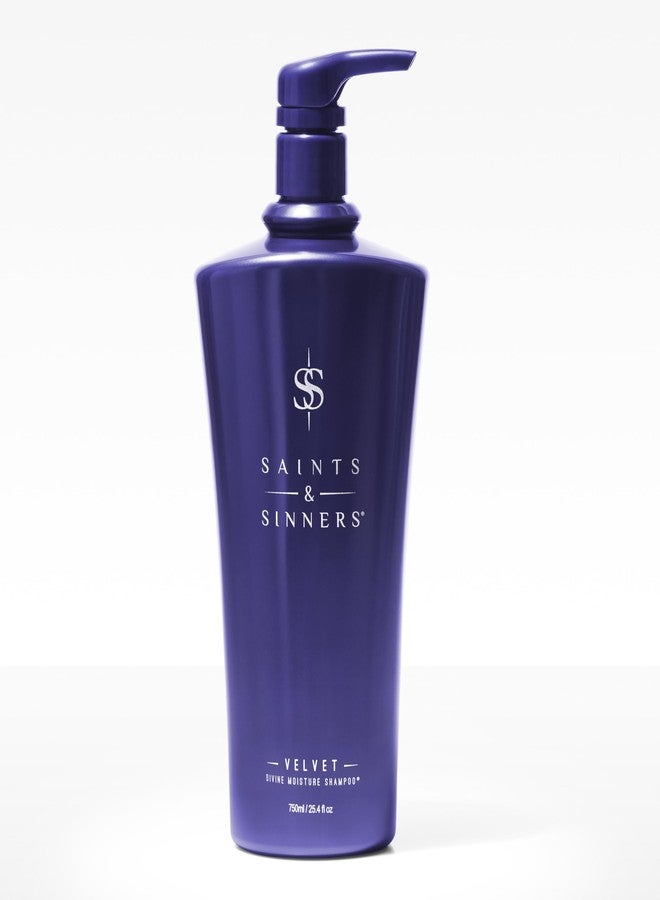 سينتس آند سينرز شامبو Saints & Sinners الحائز على جوائز، Velvet Divine Moisture للشعر الجاف والتالف والمصبوغ - يُصلح، يُغذي، يُجدد، ويُضفي لمعاناً - Image 5
